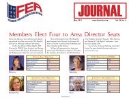 Members Elect Four to Area Director Seats - FEA Online!