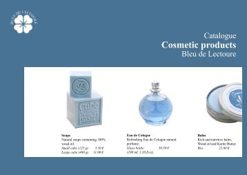 Cosmetic products - Bleu de Lectoure