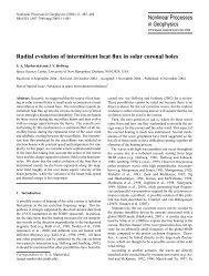 Radial evolution of intermittent heat flux in solar coronal holes