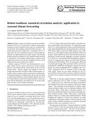 Robust nonlinear canonical correlation analysis: application to ...