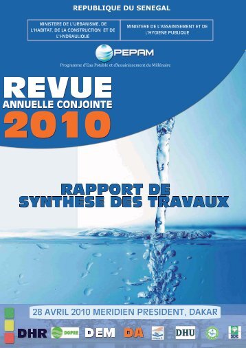 Rapport de la revue annuelle conjointe 2010 du PEPAM (PDF â 6.7 ...