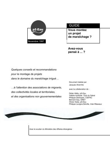 PdF (570 ko) - Programme SolidaritÃ© Eau