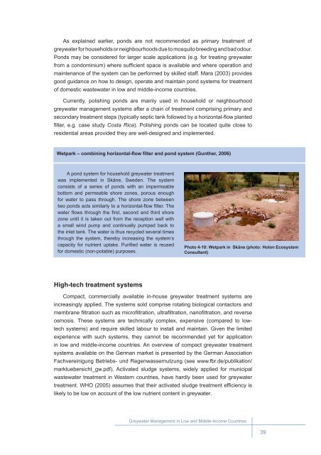 Greywater Management in Low and Middle-Income Countries - SSWM