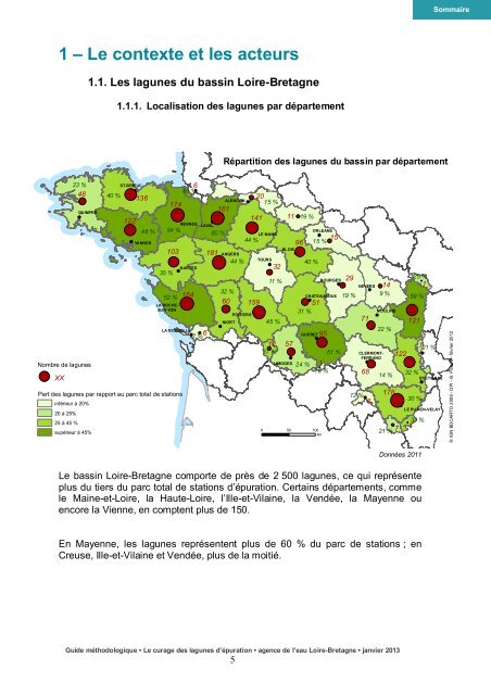 Guide mÃ©thodologique - Le curage des lagunes d'Ã©puration