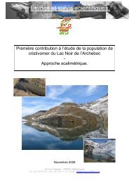 Le Lac Noir de l'Archeboc. - Pêche en Savoie