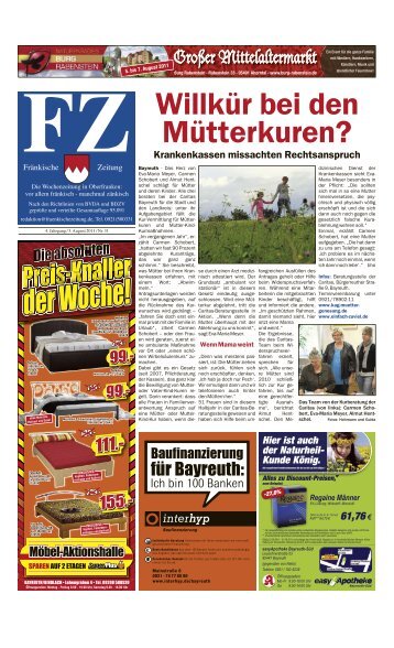 Preis-Knaller - E-Paper - Fränkische Zeitung