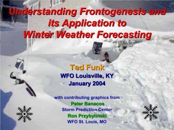 Understanding Frontogenesis and its Application to Winter Weather ...