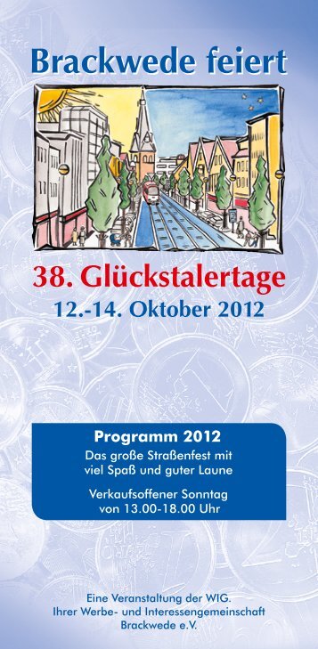 38. Glückstalertage 12.-14. Oktober 2012 - Brackwede