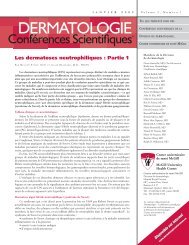 Les dermatoses neutrophiliques - Dermatologie confÃ©rences ...