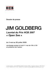 dossier de presse Jim Goldberg - Fondation Henri Cartier-Bresson