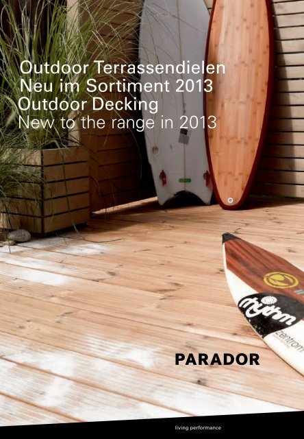 Outdoor Terrassendielen Neu im Sortiment 2013 Outdoor Decking ...