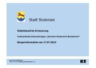 PrÃ¤sentation BÃ¼rgerinformation Teil I - Stadt Stutensee