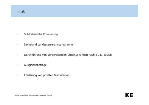 PrÃ¤sentation BÃ¼rgerinformation Teil I - Stadt Stutensee