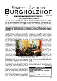 Stadtteilzeitung Burgholzhof Ausgabe 56 - Home Stuttgart Burgholzhof