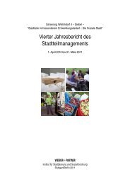 Vierter Jahresbericht des Stadtteilmanagements - Stuttgart-Giebel ...