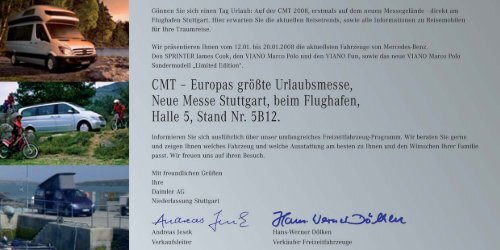 Einladung zur CMT in Stuttgart - Mercedes-Benz Niederlassung ...