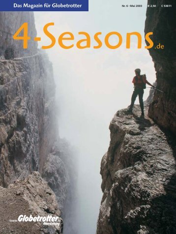 Das Magazin für Globetrotter - 4-Seasons.de