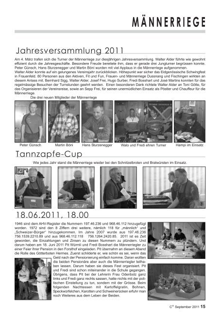 September 2011 - STV Dussnang-Oberwangen