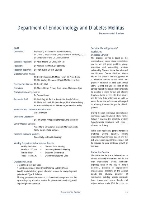 ANNUAL REVIEW 2004 - St Vincent's University Hospital