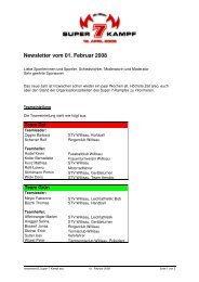 Newsletter vom 01. Februar 2008 - STV Willisau