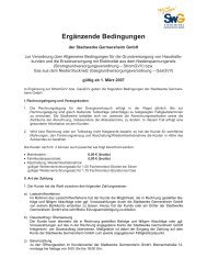 ErgÃ¤nzende Bedingungen zur GVV Strom - Stadtwerke Germersheim