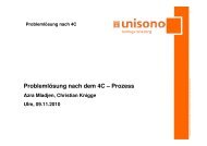 ProblemlÃ¶sung nach dem 4C â Prozess - stw unisono