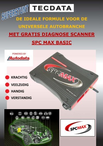 MET GRATIS DIAGNOSE SCANNER SPC MAX BASIC - Proximedia