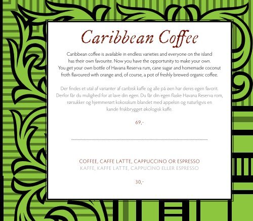 Caribbean Coffee - Stena Line