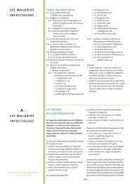 les maladies . infectieuses . les maladies infectieuses - Question santÃ©