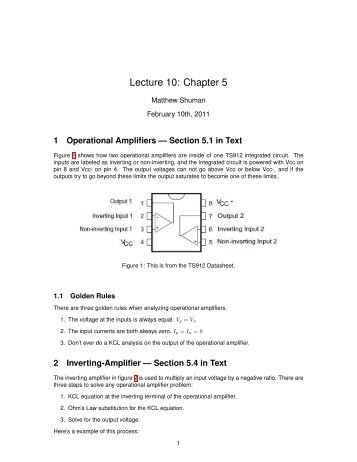 Lecture 10: Chapter 5 - Classes
