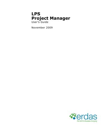 Using LPS Project Manager - Classes