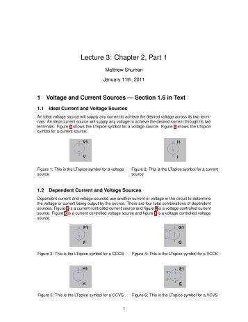 Lecture 3: Chapter 2, Part 1 - Classes