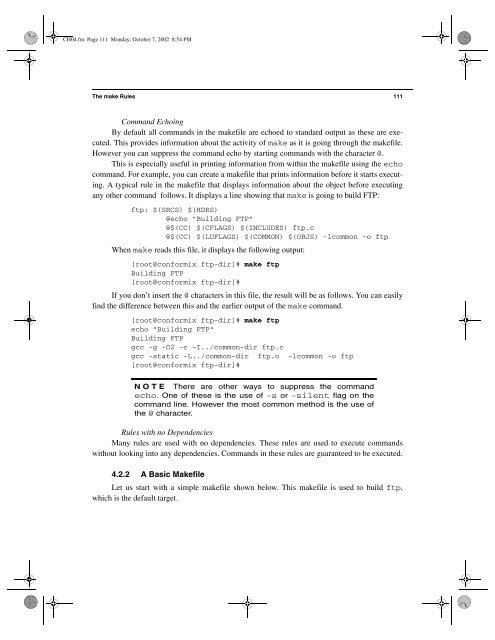 The Linux Development Platform Configuring, Using, and ... - Classes