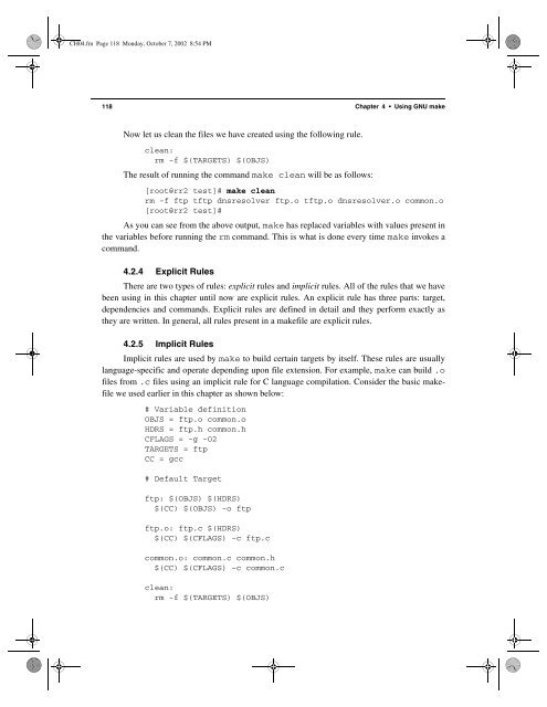 The Linux Development Platform Configuring, Using, and ... - Classes