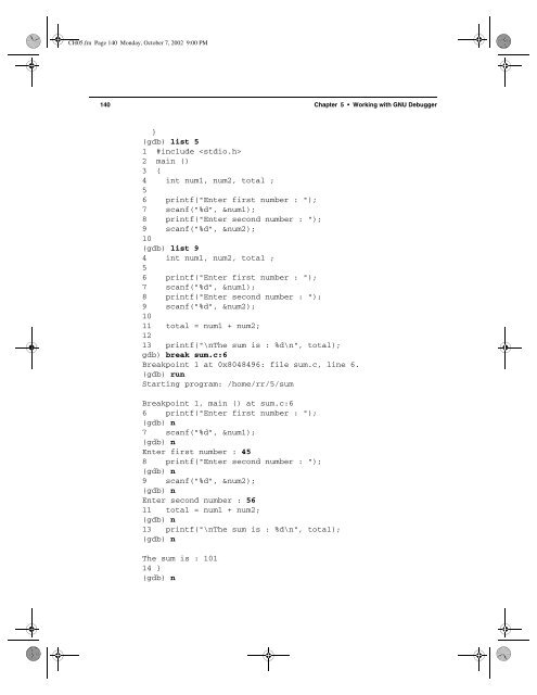 The Linux Development Platform Configuring, Using, and ... - Classes