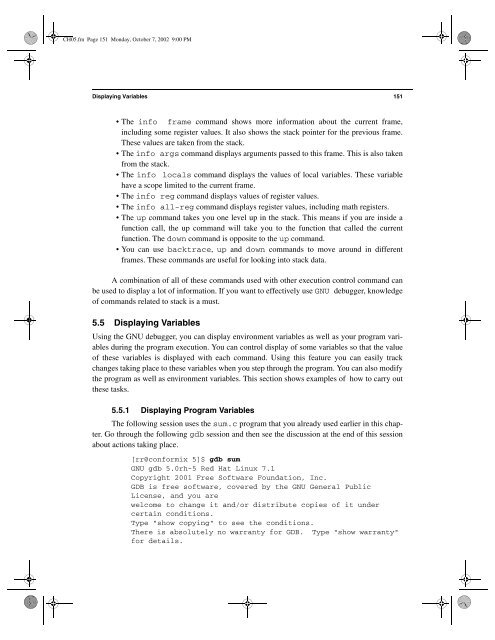 The Linux Development Platform Configuring, Using, and ... - Classes