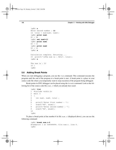 The Linux Development Platform Configuring, Using, and ... - Classes