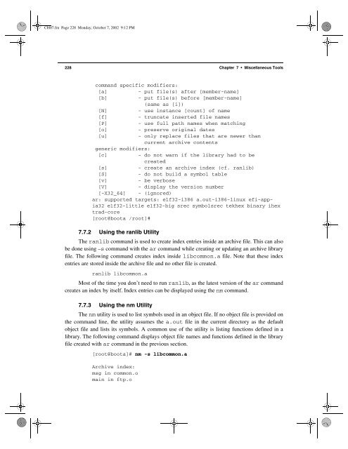 The Linux Development Platform Configuring, Using, and ... - Classes