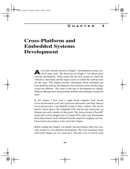 The Linux Development Platform Configuring, Using, and ... - Classes