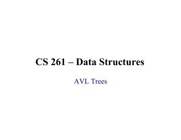 AVL Trees - Classes