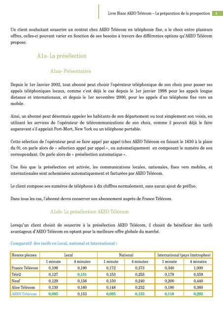 La prÃ©paration de la prospection - Source - Akeo