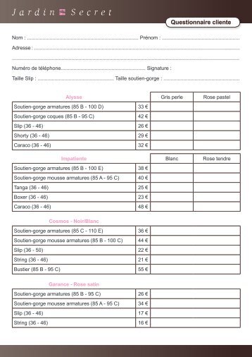 Questionnaire cliente - Akeo