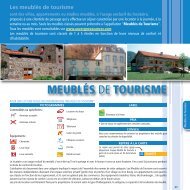 Les meublÃ©s de tourisme - Vacances en Auvergne