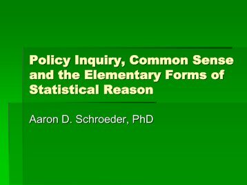 Forms of Statistical Logic (pdf)