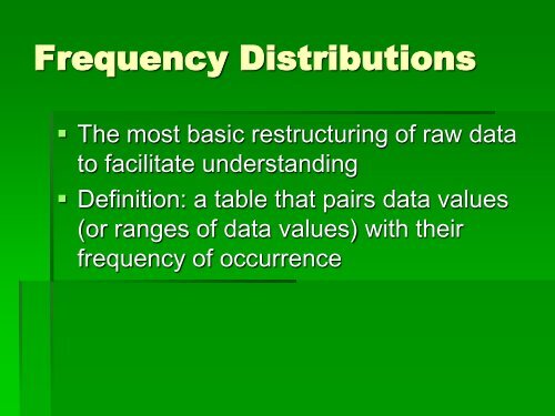 Descriptive Statistics: Textual & Graphical (pdf)