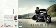 Gold Wing F6B Interstate (PDF, 5.2 MB) - Honda