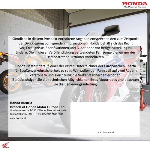 Prospekt (pdf, 1.954 KB) - Honda