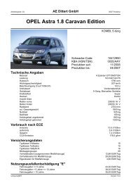 OPEL Astra 1.8 Caravan Edition - Autohaus AE-Dittert in Koblenz