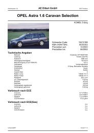 OPEL Astra 1.6 Caravan Selection - Autohaus AE-Dittert in Koblenz
