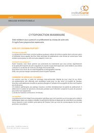 CYTOPONCTION MAMMAIRE - Cancers du Sein - Institut Curie